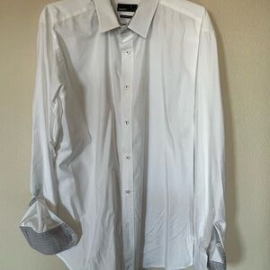 Classic White Button-Down Shirt for Men